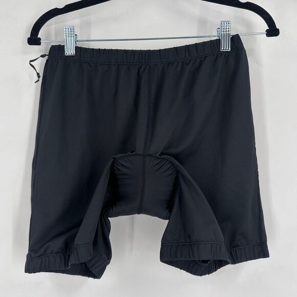 LL Bean Comfort Cycling Capris Pants‎ Removable Shorts Size Medium Black Hiking - Picture 16 of 16